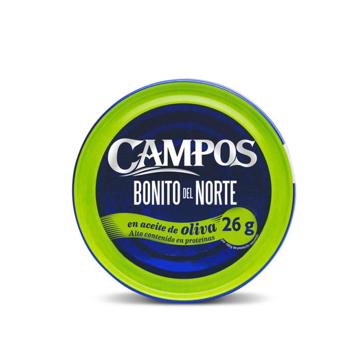 BONITO EN ACEITE DE OLIVA, 160G CAMPOS