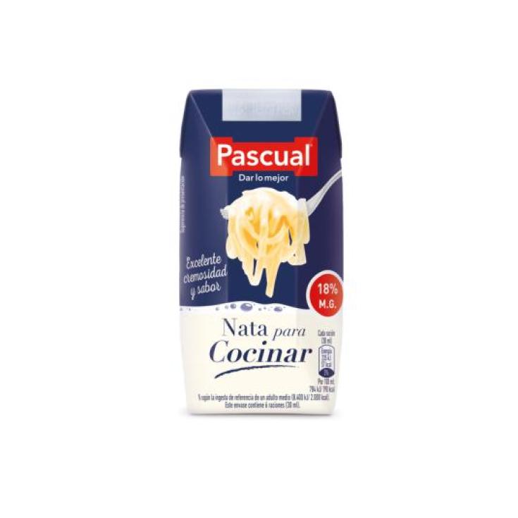 NATA LIQUIDA PARA COCINAR 18% MG, 200ML PASCUAL