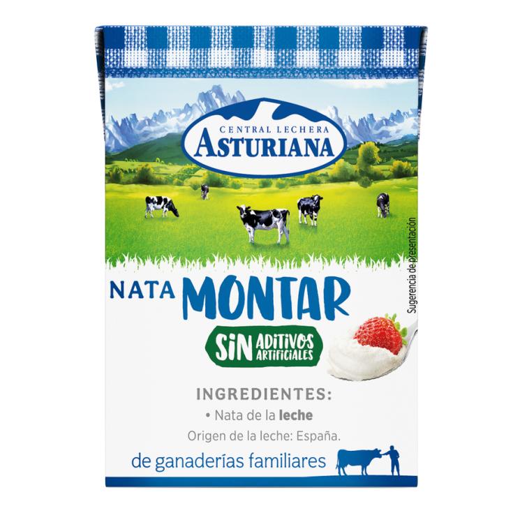 NATA PARA MONTAR 35,1% M.G., 200ML ASTURIANA