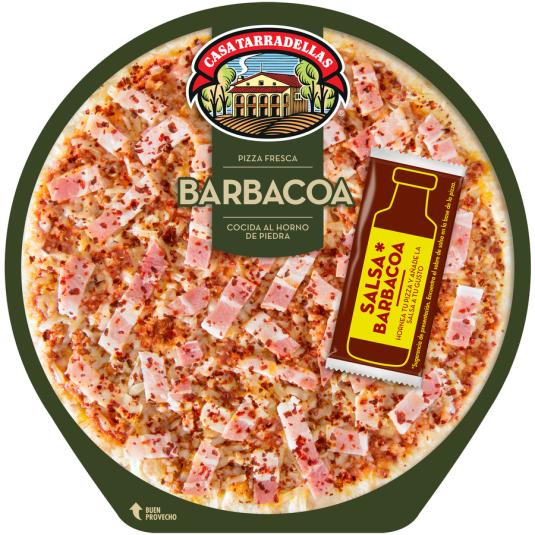 PIZZA BARBACOA, 410G CASA TARRADELLAS