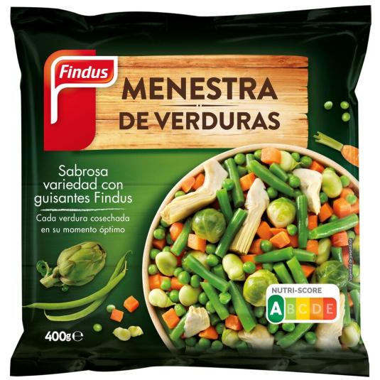 MENESTRA DE VERDURAS, 400G FINDUS 