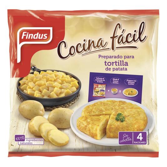 PREPARADO TORTILLA DE PATATA CON CEBOLLA FINDUS 