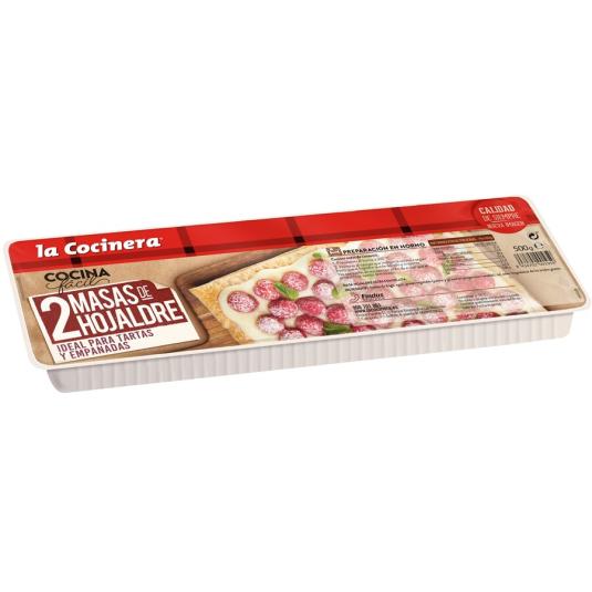 MASA HOJALDRE EXTENDIDA,, 500G LA COCINERA