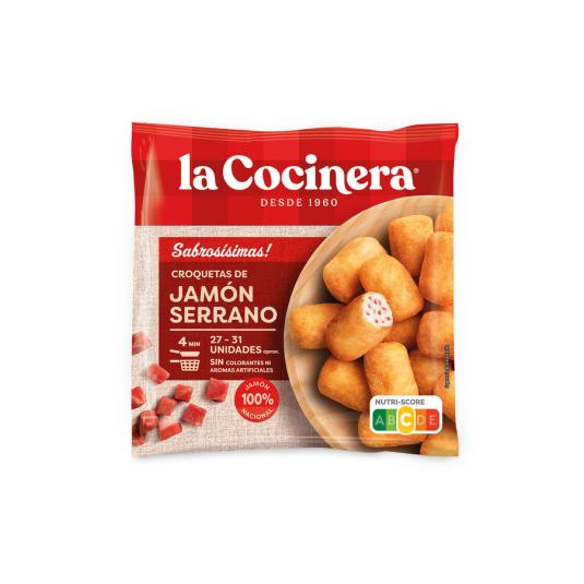 CROQUETAS DE JAMON , 500G LA COCINERA