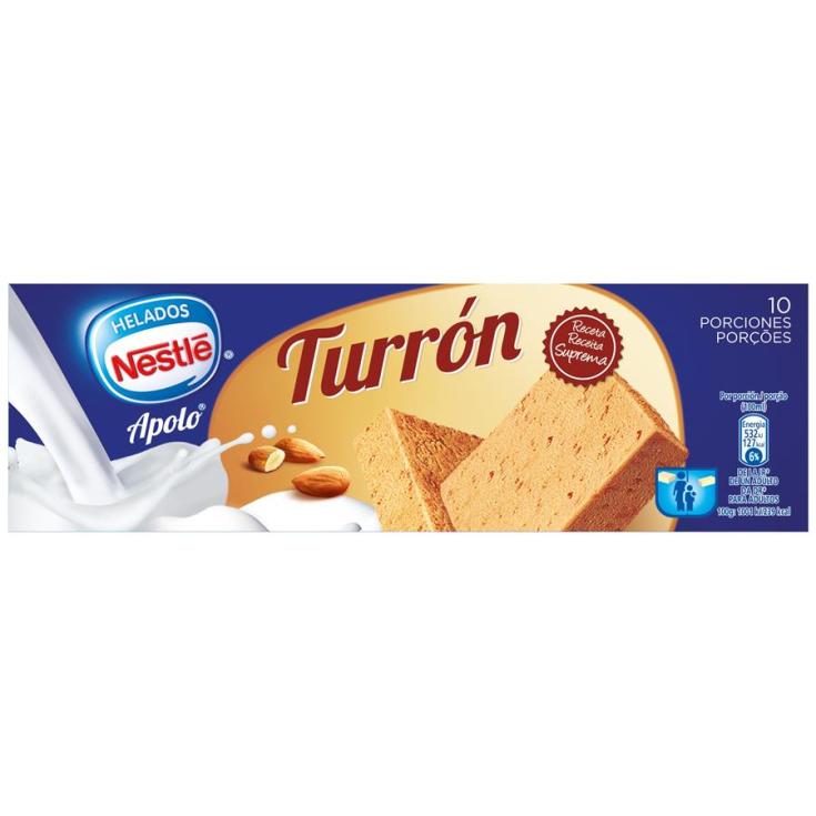 HELADO BLOQUE TURRON,1L HELADOS NESTLE