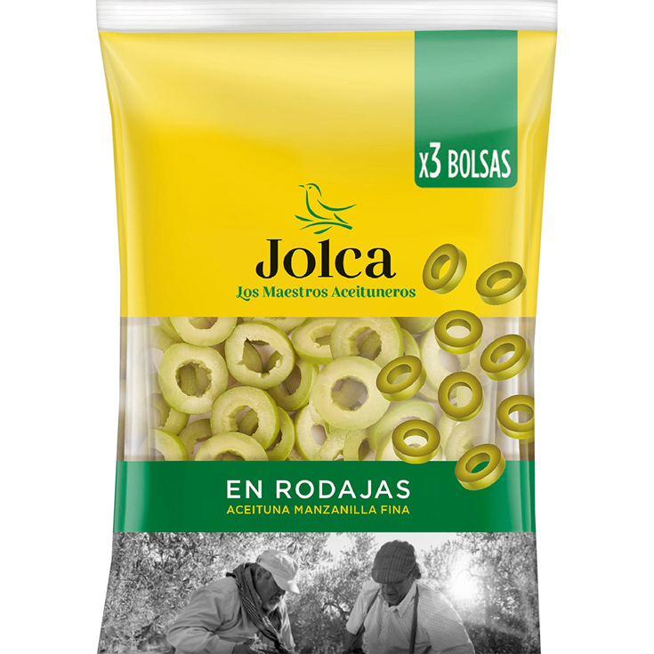 ACEITUNA EN RODAJAS, 3X50G JOLCA