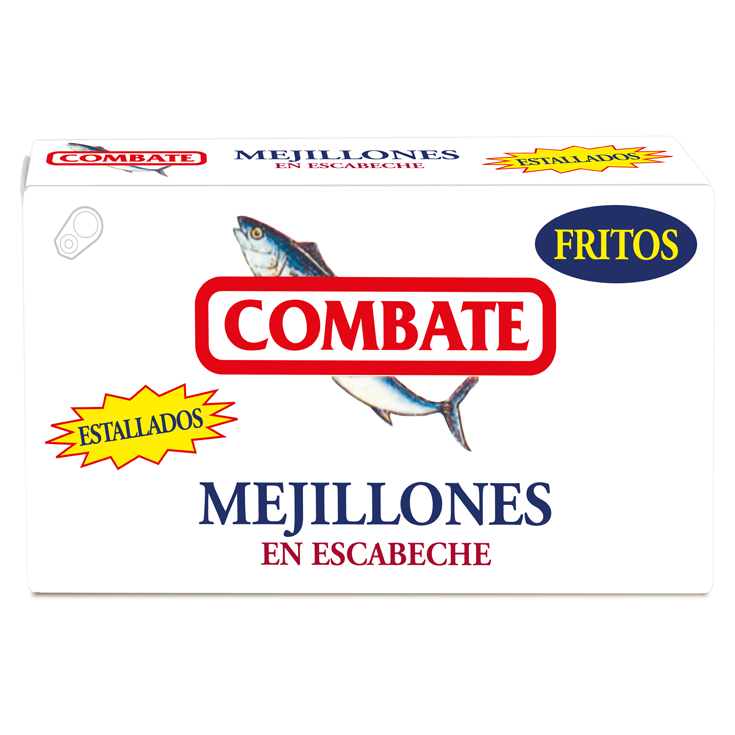 MEJILLONES EN ESCABECHE ESTALLADOS, 69G COMBATE