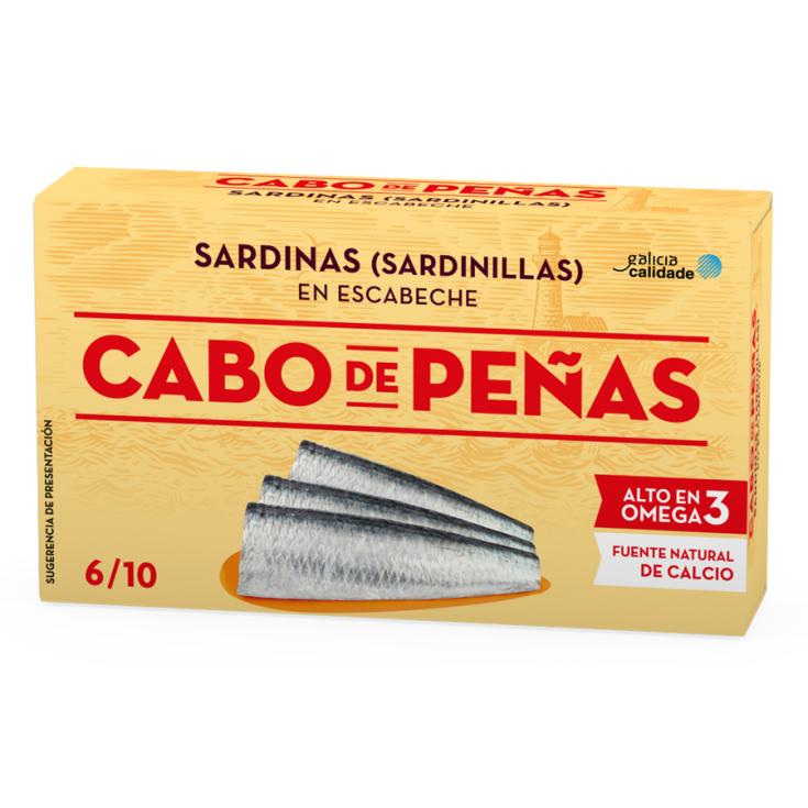 SARDINILLA EN ESCABECHE, 60G CABO DE PEÑAS