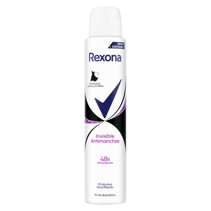 DESODORANTE INVISIBLE ANTIMANCHAS, 48 H REXONA