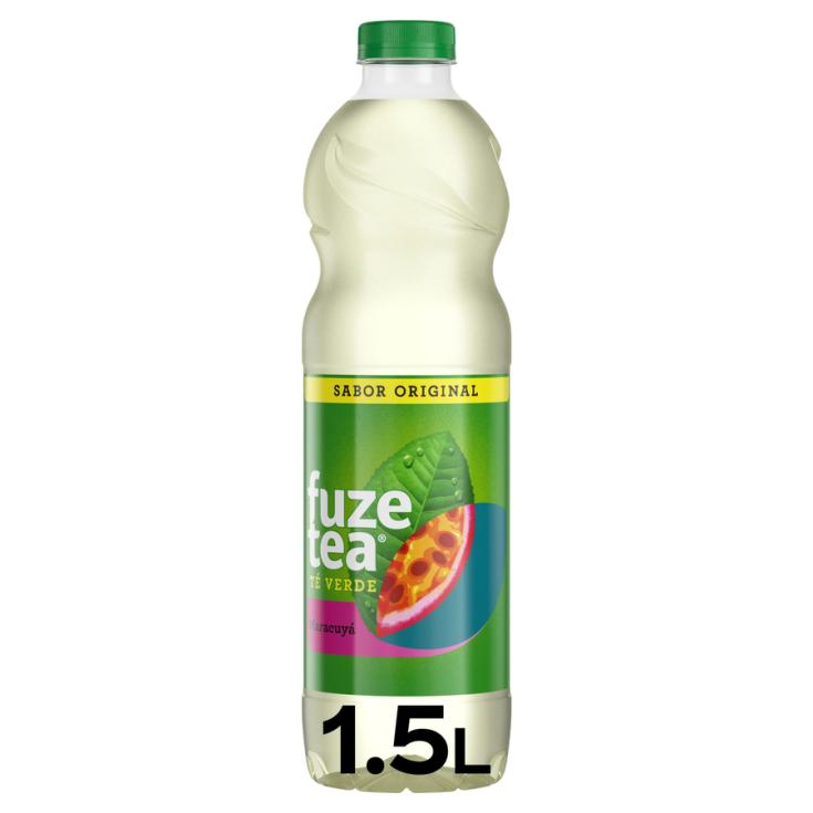 REFRESCO DE TÉ NEGRO CON LIMÓN, 1,5L FUZE TEA
