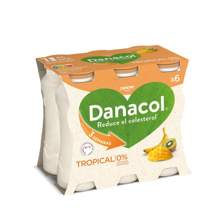 DANACOL TROPICAL, 6X100GR DANONE
