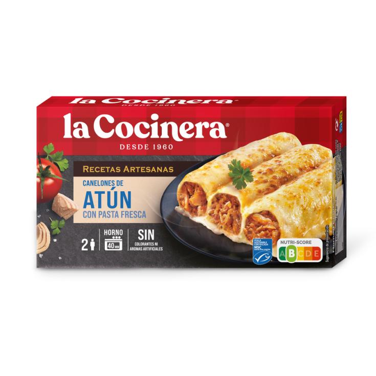CANELONES DE ATUN , 500G LA COCINERA