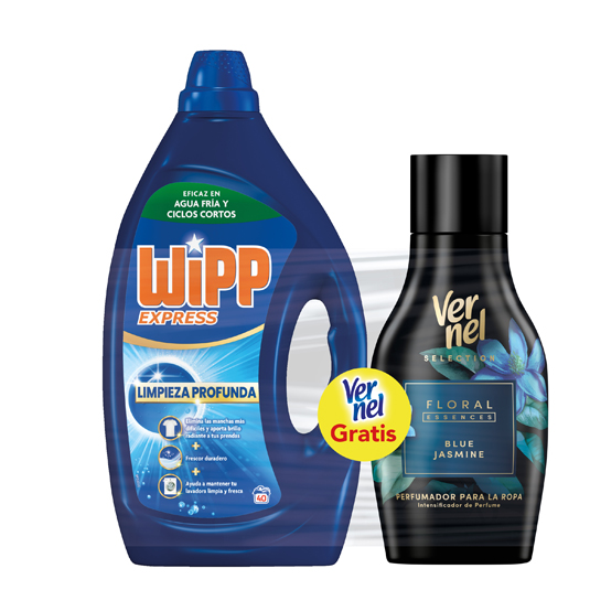 DETERGENTE EN GEL LIMPIEZA PROFUNDA 40 DOSIS + PERFUMADOR WI