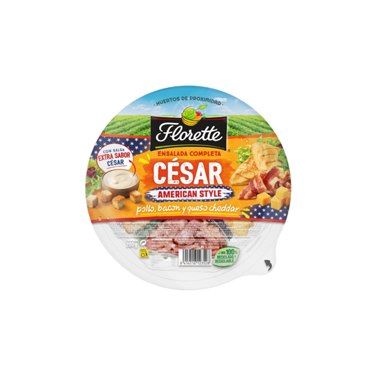 ENSALADA CESAR AMERCIANA , 200G FLORETTE