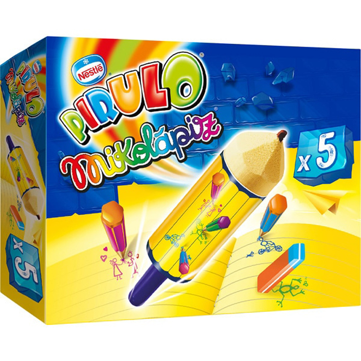 MIKOLAPIZ HELADO DE VAINILLA CON CACAO, 5UD PIRULO