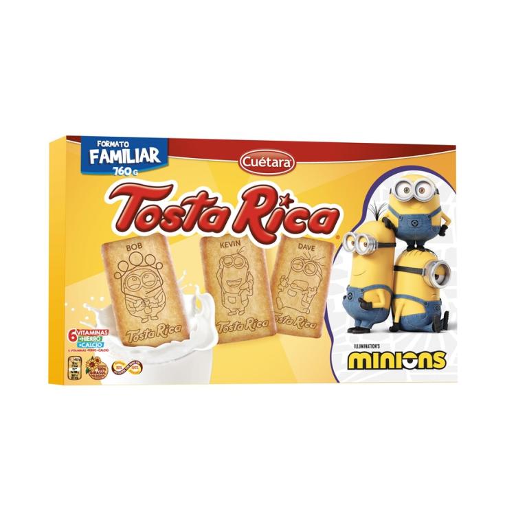 GALLETAS TOSTA RICA, 760G CUETARA