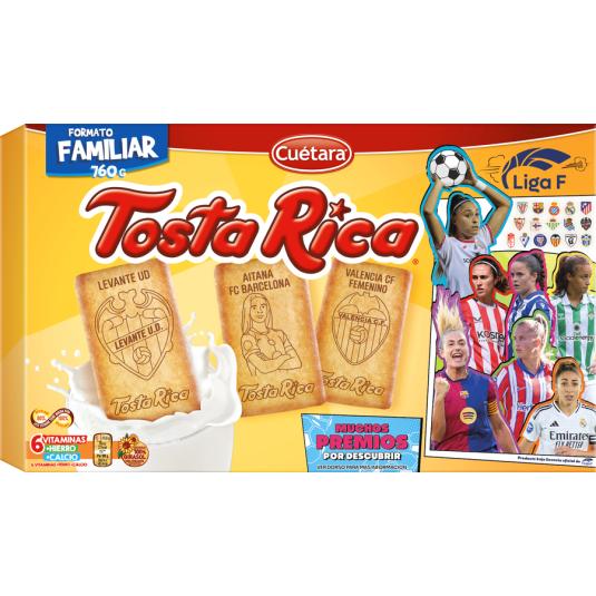 GALLETAS TOSTA RICA, 760G CUETARA