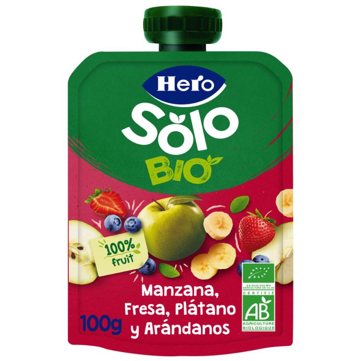 BOLSITA FRESA PLATANO, 100G HERO BABY SOLO