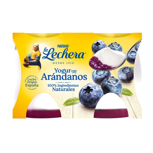 YOGUR CON ARANDANOS P2, 250G LA LECHERA