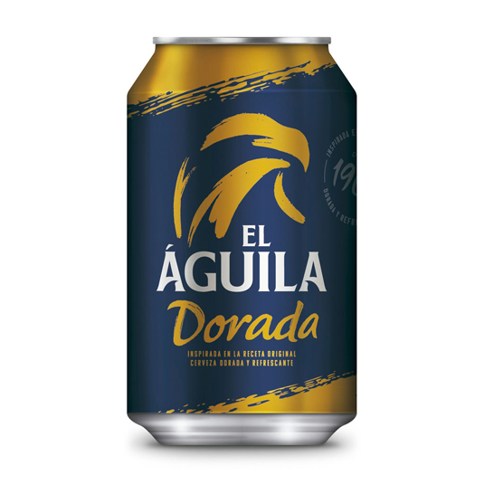 CERVEZA RUBIA ESPECIAL LATA , 33CL EL AGUILA