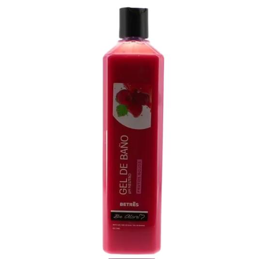 GEL DE DUCHA Y BAÑO CON DOSIFICADOR FRUTOS ROJOS, 750ML BETR