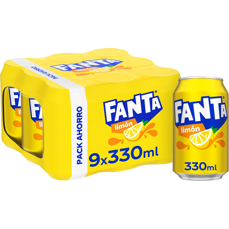 REFRESCO CON GAS DE NARANJA PACK 9X33CL FANTA