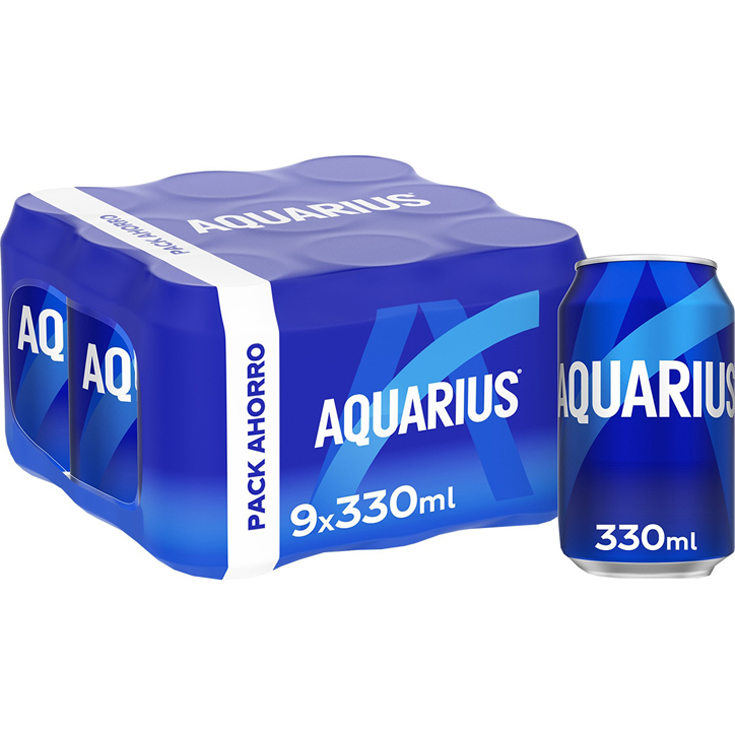BEBIDA ISOTÓNICA DE LIMÓN PACK 9X33CL AQUARIUS