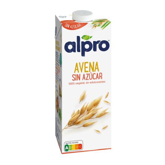 BEBIDA DE AVENA SIN AZUCAR, 1L ALPRO