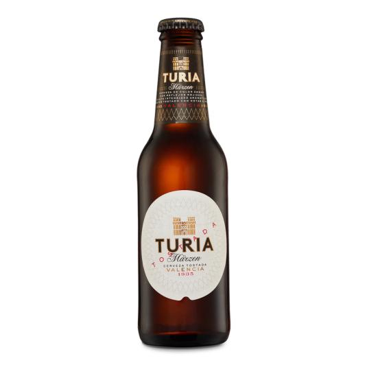 CERVEZA TOSTADA, 250ML TURIA