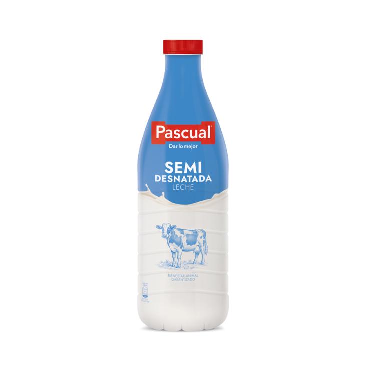 LECHE SEMIDESNATADA, 1,5L PASCUAL