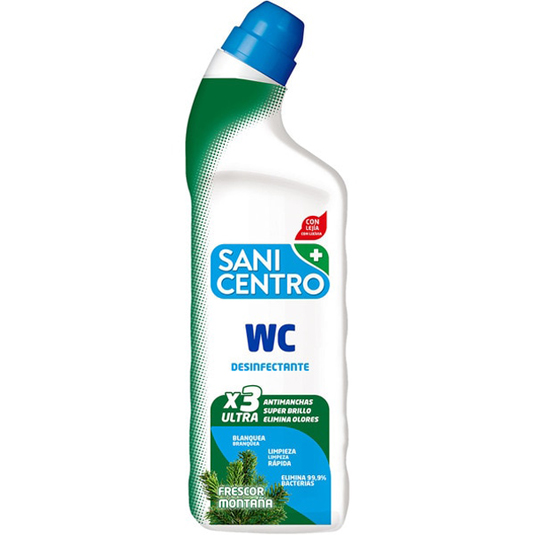 DESINFECTANTE WC GEL CON LEJÍA, 1L SANICENTRO