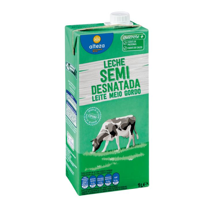 LECHE SEMIDESNATADA, 1L ALTEZA