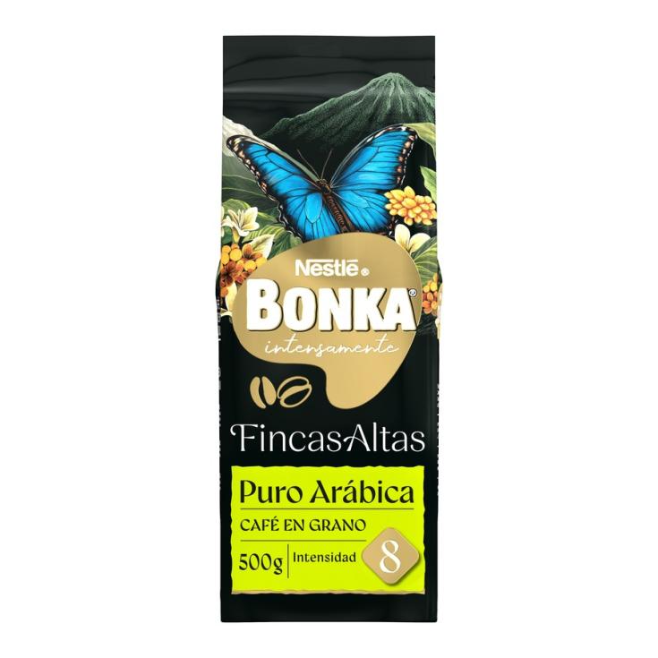 CAFE EN GRANO ARABICA, 500GR BONKA