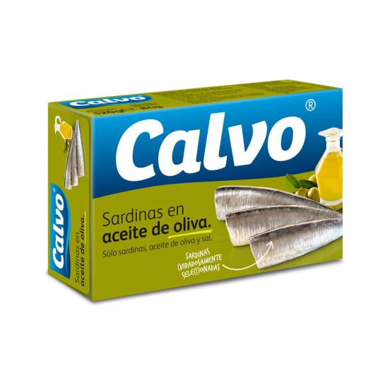 SARDINA EN ACEITE DE OLIVA, 84G CALVO