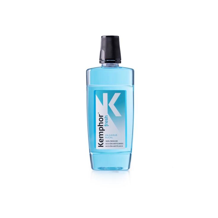 ENJUAGUE BUCAL FLUORADO AZUL, 500ML KEMPHOR