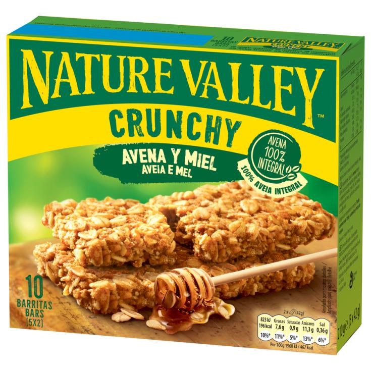 BARRITAS CON AVENA Y MIEL, 210GR NATURE VALLEY