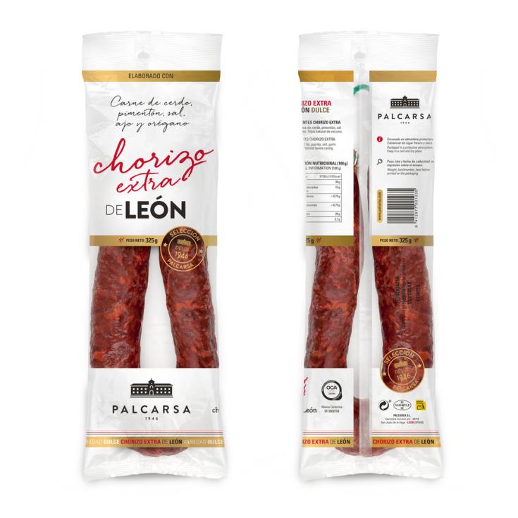 CHORIZO SARTA DE LEON DULCE, 325G PALCARSA