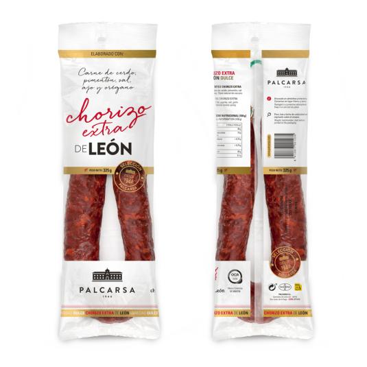 CHORIZO SARTA DE LEON DULCE, 325G PALCARSA