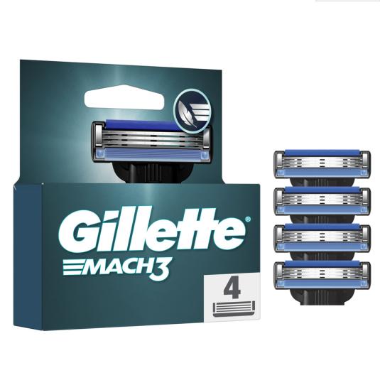 RECAMBIO MAQUINA DE AFEITAR, 4 UD GILLETTE