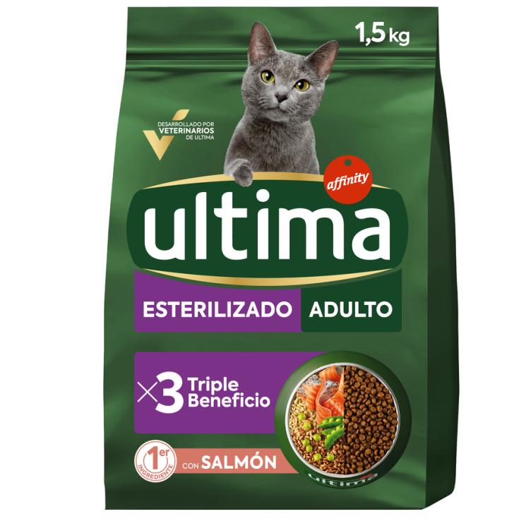 PIENSO GATO ESTERILIZA ADULT SALMON,1.5K ULTIMA