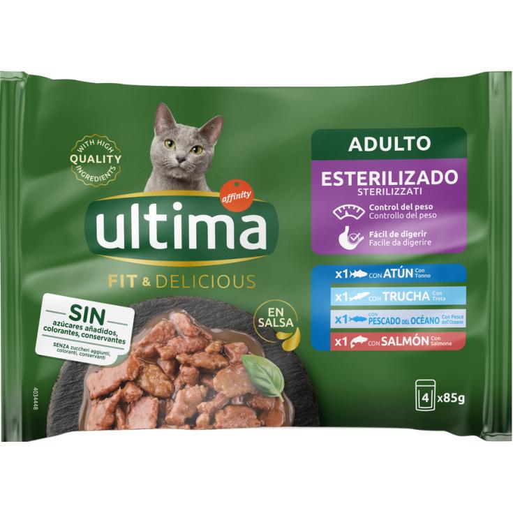 GATO HUMEDO ESTERILIZADO PESCADOS, 85X4 ULTIMA