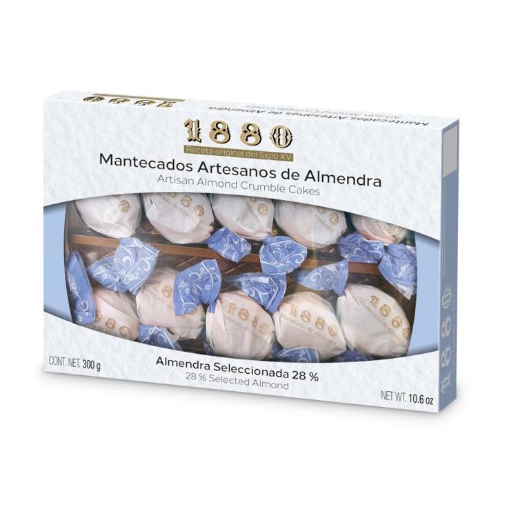 MANTECADOS ARTESANOS DE ALMENDRA, 300G 1880