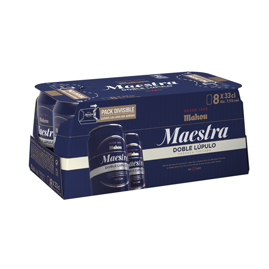 CERVEZA MAESTRA CAJA 8X33CL MAHOU