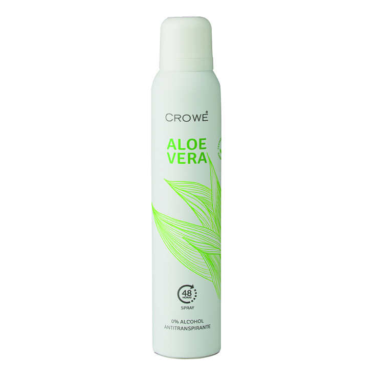 DESODORANTE AEROSOL UNISEX ALOE VERA 200 ML CROWE