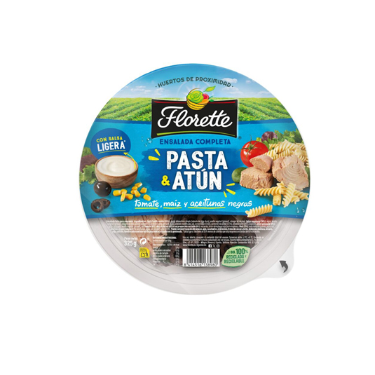 ENSALADA COMPLETA PASATA&ATUN , 325G FLORETTE