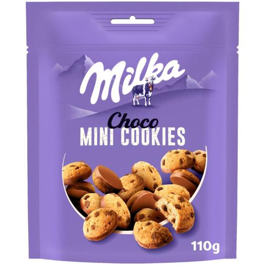 MINI COOKIES, 110G MILKA