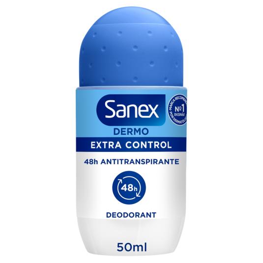 DESODORANTE ROLL ON DERMO EXTRACONTROL, 50ML SANEX
