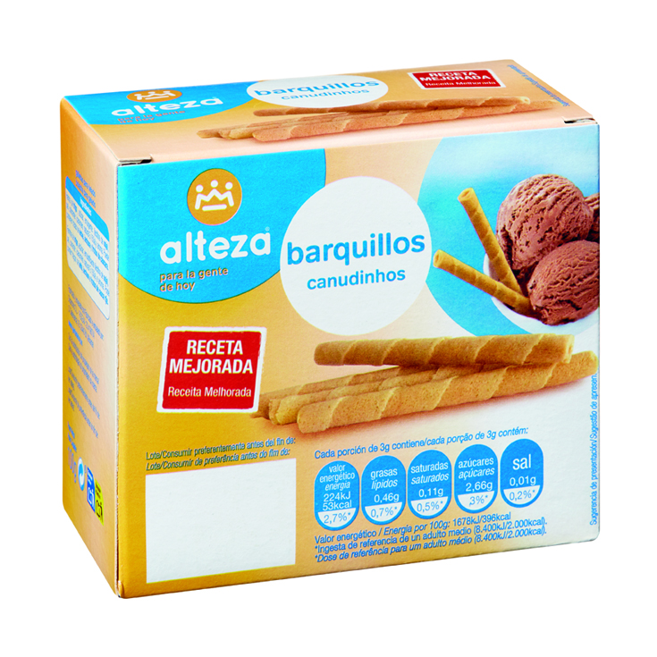 BARQUILLO TUBO PARA HELADO, 150G DICAR
