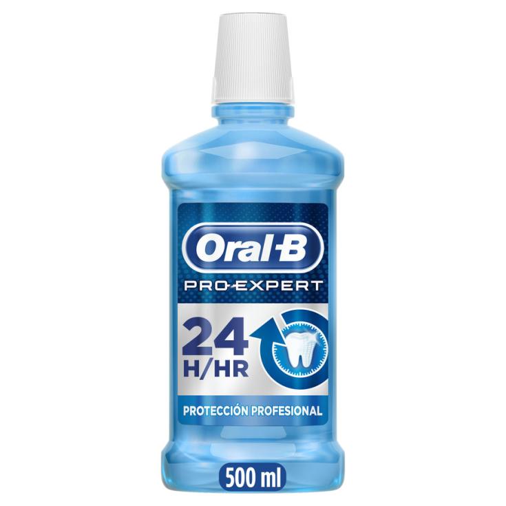 ENJUAGUE BUCAL PRO EXPERT MENTA, 500 ML ORAL B