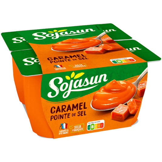 POSTRE CARAMELO , 4X100G SOJASUN